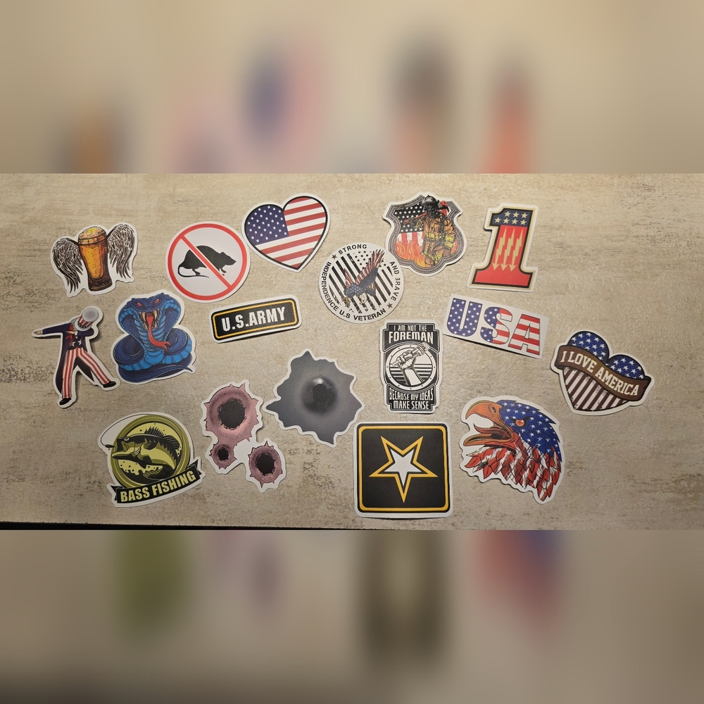 Vinyl Sticker Pack Of 17 - Picture 2 of 2